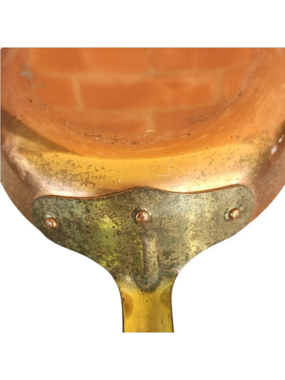 Vintage Oval Copper FISH Saute Pan 3 Rivet Brass Handle Made in Portugal